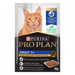 [C04]_pProP 7+] Purina Pro Plan (Adult 7+) 成貓 7+ 配方主食濕糧 醬汁雞肉 85g