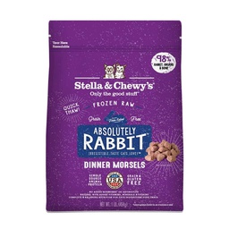 [..葵]_Fz.S&amp;C_急凍100_Rab] [斷貨中, 未有返貨日期, 可預計等貨到] Stella & Chewy's CAT  [[ Frozen Raw Rabbit 1lb ]] 急凍生肉粒貓主糧 -極度兔惑(兔肉配方) 1磅 (CAT-FRR-1.0) (Expiry Date: 5/10月/2022)【stella 1lb 兔】