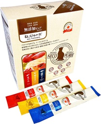 [ZY] Riverd Republic 124998] Riverd Republic NECO PUREE 60本 All Natural 日本製無添加天然肉泥棒  盒裝三款口味 (雞柳Chicken、吞拿魚Tuna、海鮮盛合Seafood mix)  RR-499