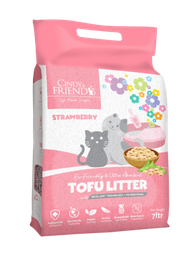 [.LC&amp;F Tofu Litter (Strawberry) - 7L(6)] Cindy & Friends 士多啤梨味豆腐砂 Tofu Litter (Strawberry) - 7L