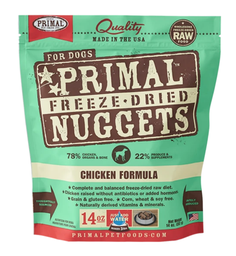 [+_B_Primal 狗糧 ] Primal狗糧 凍乾脫水糧 Raw Freeze-Dried [CHICKEN Formula] 14oz 雞肉配方凍乾脫水狗糧 {原裝行貨}