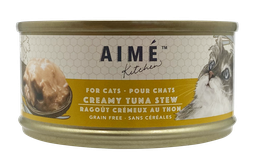 [C07]_CAime 27607 Creamy Tuna Stew 芥] Aime Kitchen 27607 CREAMY TUNA STEW 85g 吞拿魚濃湯無穀物貓罐罐