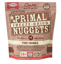 [+_B_Primal 狗糧] Primal狗糧 凍乾脫水糧 Raw Freeze-Dried [PORK Formula] 14oz 豬肉配方凍乾脫水狗糧 {原裝行貨}