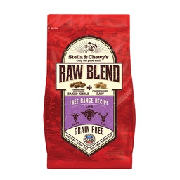 [+_B_Stella &amp; Chewy's 狗糧] Stella & Chewy's DOG Raw Blend Free Range Recipe GF Coat+Lamb+Elk 外層低溫烘焙狗乾糧+凍乾生肉粒-小羊撞鹿配方 (犬用) 03.5LB