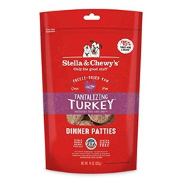 [+_B_Stella &amp; Chewy's 狗糧] Stella & Chewy's DOG 凍乾脫水狗糧 SC088 Freeze Dried Dinner Patties for dog - 火雞肉配方 05.5oz