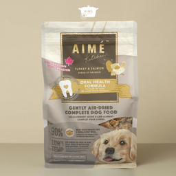 [C11]_BAime_狗糧_灰色] Aime Kitchen 狗糧 Oral Health 1KG Air Dried【TURKEY & SALMON】口腔強健配方 風乾鮮肉 火雞+三文魚 (AKATD1)(訂貨需時3-5天)