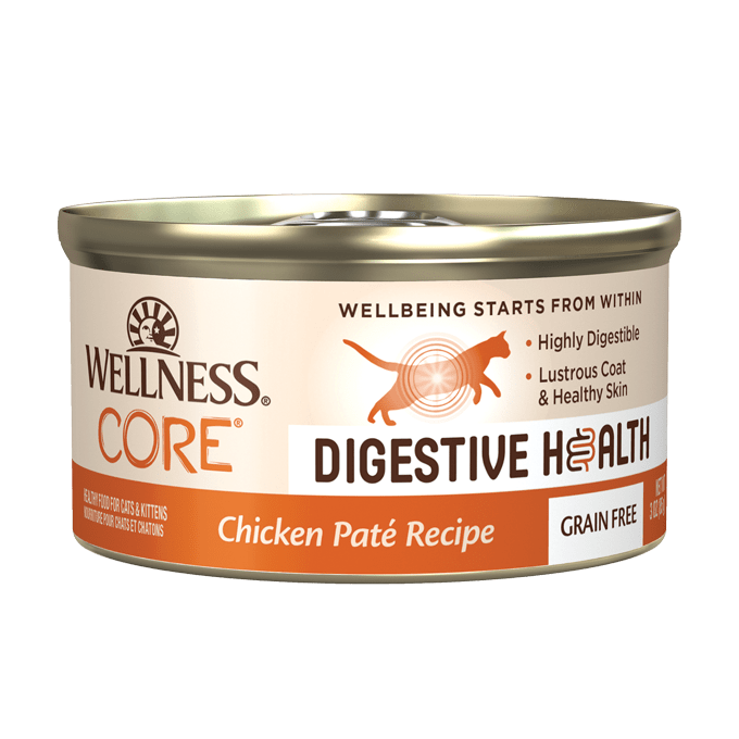 Wellness CORE Digestive Health Cat Canned Food Chicken Pate 3oz