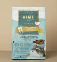 [C11]_DAime_276822 細藍] Aime Kitchen Oral Health 400G Air Dried【CHICKEN & COD】Complete Cat Food  口腔強健配方風乾鮮肉貓糧 - 雞肉＋鱈魚 (AKACC4)