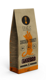 [B08] BCeltic_250_Chi(CC250) 黃色小食] Celtic Delights 黃色小食 Chicken & Turkey Cat Treat 250g 雞肉/火雞無穀無麩天然貓小食 250克