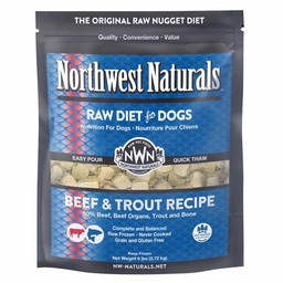 [+]_D_Nwn Dog NWFDBFTR] Northwest Naturals DOG Freeze Dried Beef + Trout Recipe 12OZ/340g 凍乾牛+鱈魚主食狗糧 12OZ/340g 