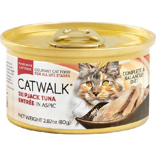 Catwalk Skipjack Tuna Entree in Aspic 吞拿魚肉凍主食罐 80g