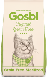 [B03]_BGosbi Sterilization 7kg] Gosbi Cat (GF草綠7kg) Grain Free Sterilised 成貓無穀物絕育蘇果配方 7Kg