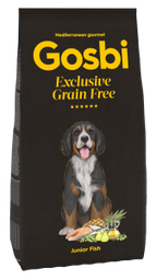 [+_B_Gosbi 狗糧] Gosbi DOG Exclusive Grain Free 無穀物低敏-中型幼犬魚肉配方 (GJU12) 12kg(訂貨需時3-5天)