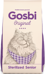 [B03]_BGosbi Sterilized Senior 7kg] Gosbi Cat (紫7kg) Sterilized Senior 老貓低磷絕育蔬果配方 7Kg