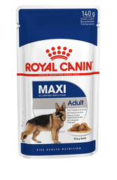 [+_B_RCSHN DOG MAXI ADULT P 140GX10] Royal Canin -  Health Nutrition 健康營養系列 Maxi Adult Dog (Gravy) 140GX10 大型成犬營養主食濕糧(肉汁)140克x10[訂貨需時2-3天](原裝行貨)