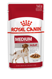 [+_B_RCSHN DOG MED ADULT P 140GX10] Royal Canin - Health Nutrition 健康營養系列 Medium Adult Dog (Gravy) 140GX10 中型成犬營養主食濕糧(肉汁)140克x10 (3174000)[訂貨需時2-3天](原裝行貨)