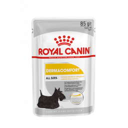 [+_B_RCCCN DOG DERM P-LOAF 85GX12] Royal Canin -  Care Nutrition 加護系列 Dermacomfort Adult Dog (Loaf) 85GX12 成犬皮膚舒緩加護主食濕糧(肉塊) 85克x12[訂貨需時2-3天](原裝行貨)