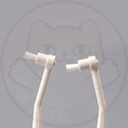 Mind Up #03綠 Head Detachable Toothbrush for Cats 日本製貓用複齒型專用牙刷