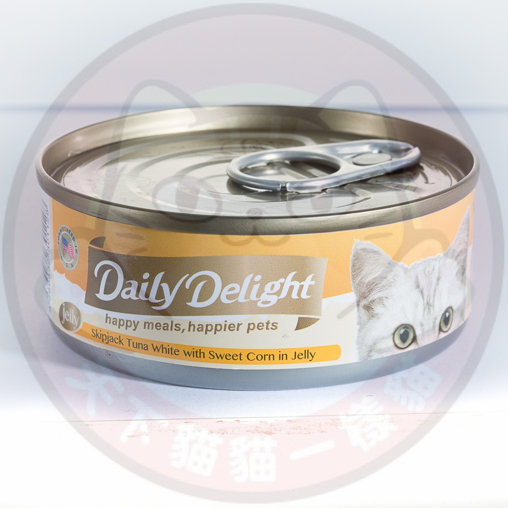 Daily Delight Jelly DD56 Skipjack Tuna White with Sweet Corn 80g 無穀物低鎂白鰹吞拿魚+甜玉米(蔬菜) DD56