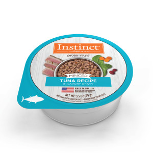 INSTINCT® CAT FOOD MINCED REAL Tuna RECIPE3.5oz 本能天然主食滋味杯吞拿魚配方3.5oz