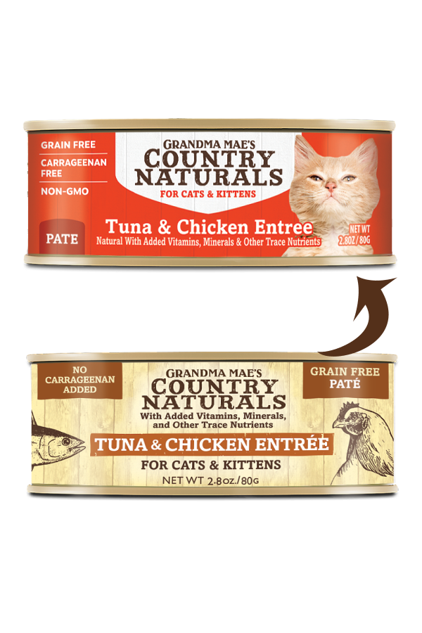 Country Naturals 樂淘美 Grain Free #015 Tuna & Chicken Entrée 80g 吞拿魚走地雞肉泥主食罐 Mousse