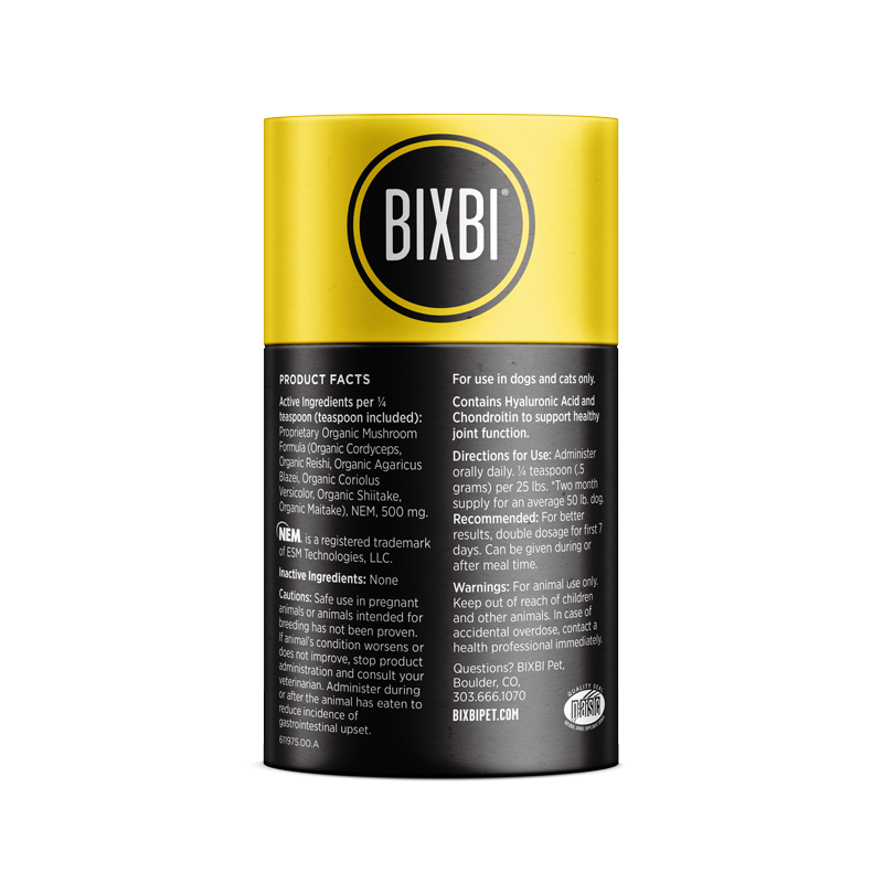 BIXBI 有機菇菌素系列 － 強化關節配方 「JOINTS」 60g