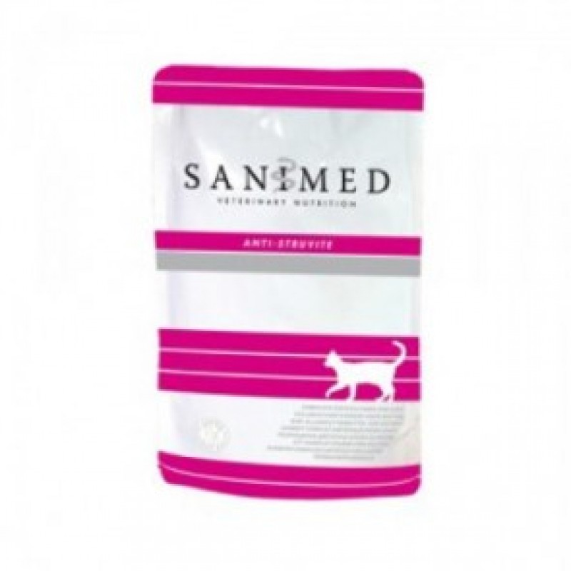 Sanimed Curative Cat Anti-Struvite Feline 抗尿石配方 濕糧 貓用 100g x 12包 [訂貨需時5-7天]