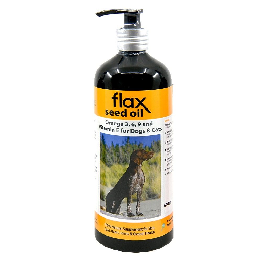 Fourflax 500ml Flax Seed Oil for Cats & Dogs 紐西蘭天然亞麻籽油 [貓狗適用] (Expiry Date: OCT 2023)