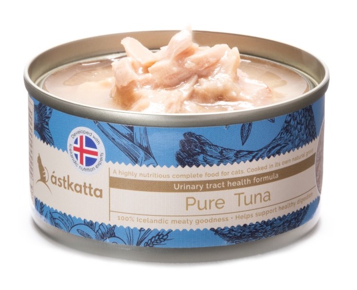 Astkatta 保健主食罐 (無卡拉膠) 80G Pure Tuna 白鰹吞拿魚肉泌尿系統友善配方 80克(低磷)