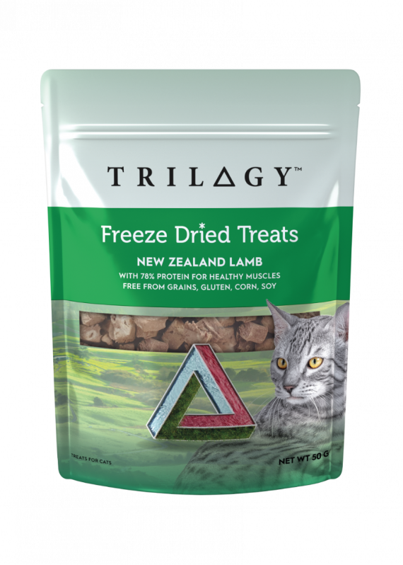 完_TRILOGY™奇境 Freeze Dried Lamb Lung 凍乾袋羊肺貓小食 貓小食50g [TRP-002] (Expiry Date: 18/12/2022)