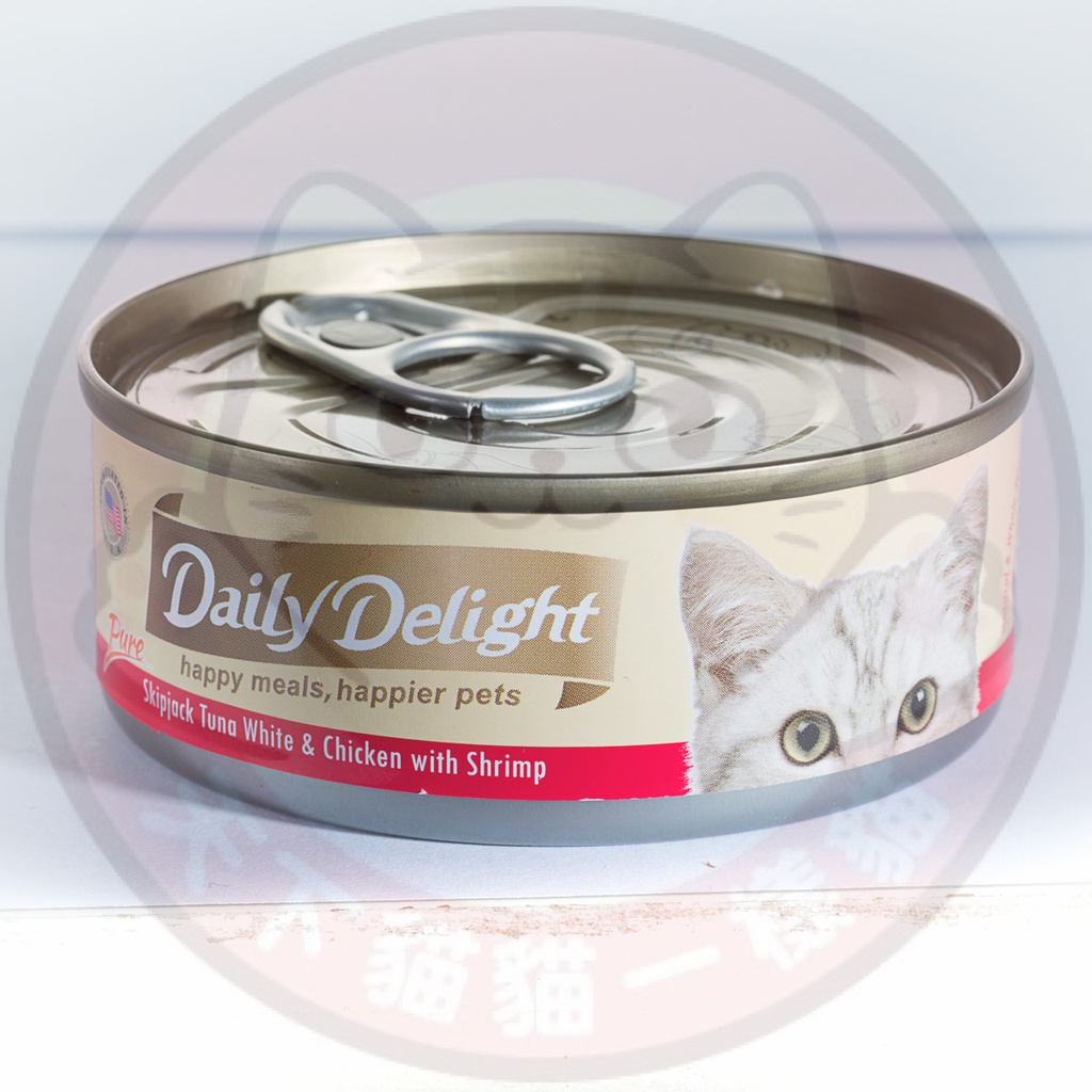 Daily Delight Pure DD45 Skipjack Tuna White & Chicken with Shrimp 80g 低鎂配方白鰹吞拿魚+雞肉+鮮蝦 DD45