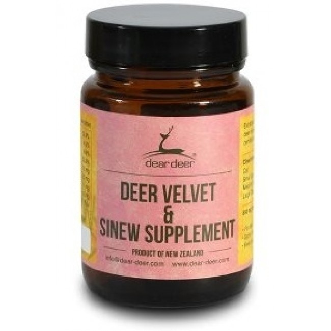 Dear Deer 保健素 - 鹿茸鹿筋活力保健素 (Deer Velvet & Sinew Supplement) 100粒 (老貓, 老狗, 皮膚問題, 行氣活血)