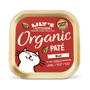 Lily's Kitchen罐 [ORGANIC Paté Beef ] 有機牛肉常餐 85g 紅 {原裝行貨} 