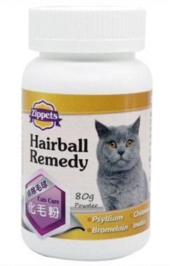 Zippets吉沛思貓咪營養保健系列 [Hairball Remedy] 貓咪化毛粉80g