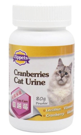 Zippets吉沛思貓咪營養保健系列 [Cranberries Cat Urine] 蔓越莓貓用泌尿保健顆粒 80g