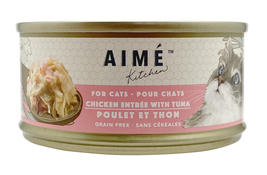 Aime Kitchen 27603 CHICKEN Entree With TUNA 85g 雞肉配吞拿魚無穀物貓罐罐