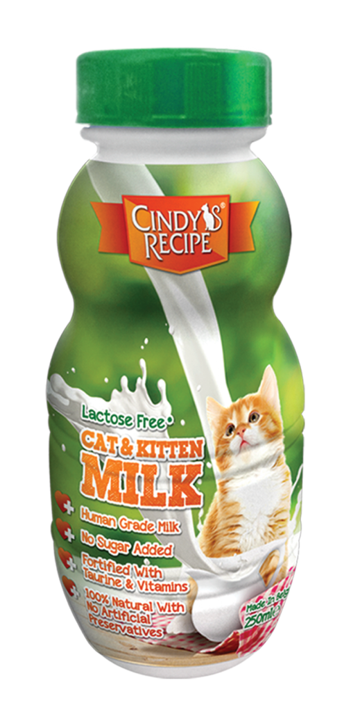 Cindy's Recipe 貓貓專用 無乳糖營養牛奶 Lactose Free Cat & Kitten Milk 250ML