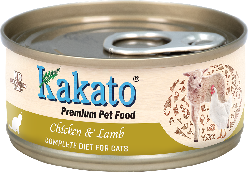 Kakato 卡格 (764) 全營養無穀物主食貓罐頭 - 雞肉、羊肉 70克 Grain Free Chicken & Lamb 70g