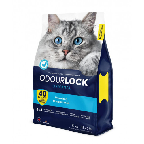  Intersand Odour Lock 12kg 加拿大鎖臭40天無塵礦物砂 12kg (原價$189)【OL藍12kg】