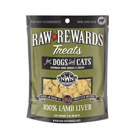 Northwest Naturals Freeze Treats  Lamb Liver 3oz 羊肝凍乾貓犬小食 (NWTRTLAM)