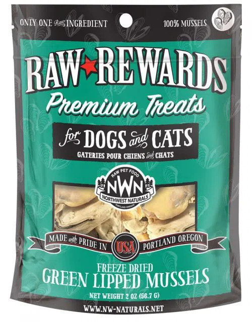 Northwest Naturals Freeze Treats Mussels 2oz 青口凍乾貓犬小食 (NWTRTMUSS)