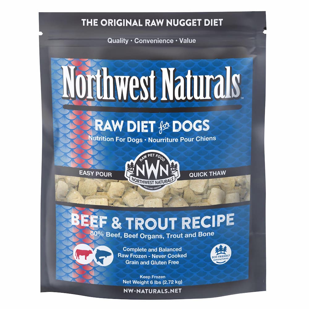 Northwest Naturals DOG Freeze Dried Beef + Trout Recipe 12OZ/340g 凍乾牛+鱈魚主食狗糧 12OZ/340g 