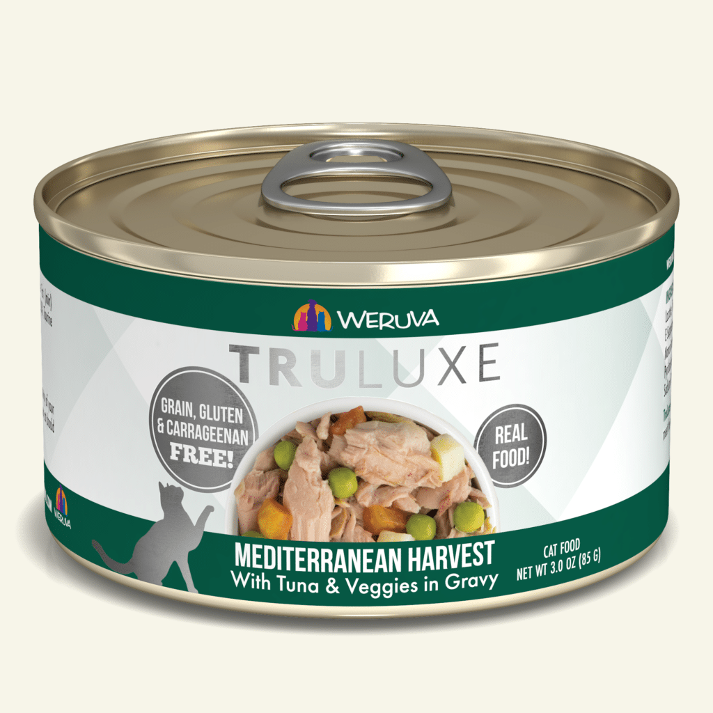 Weruva 1069 Truluxe 85G Mediterranean Harvest 頂級尊貴系列 野生鰹魚、蔬菜(草綠) 85G