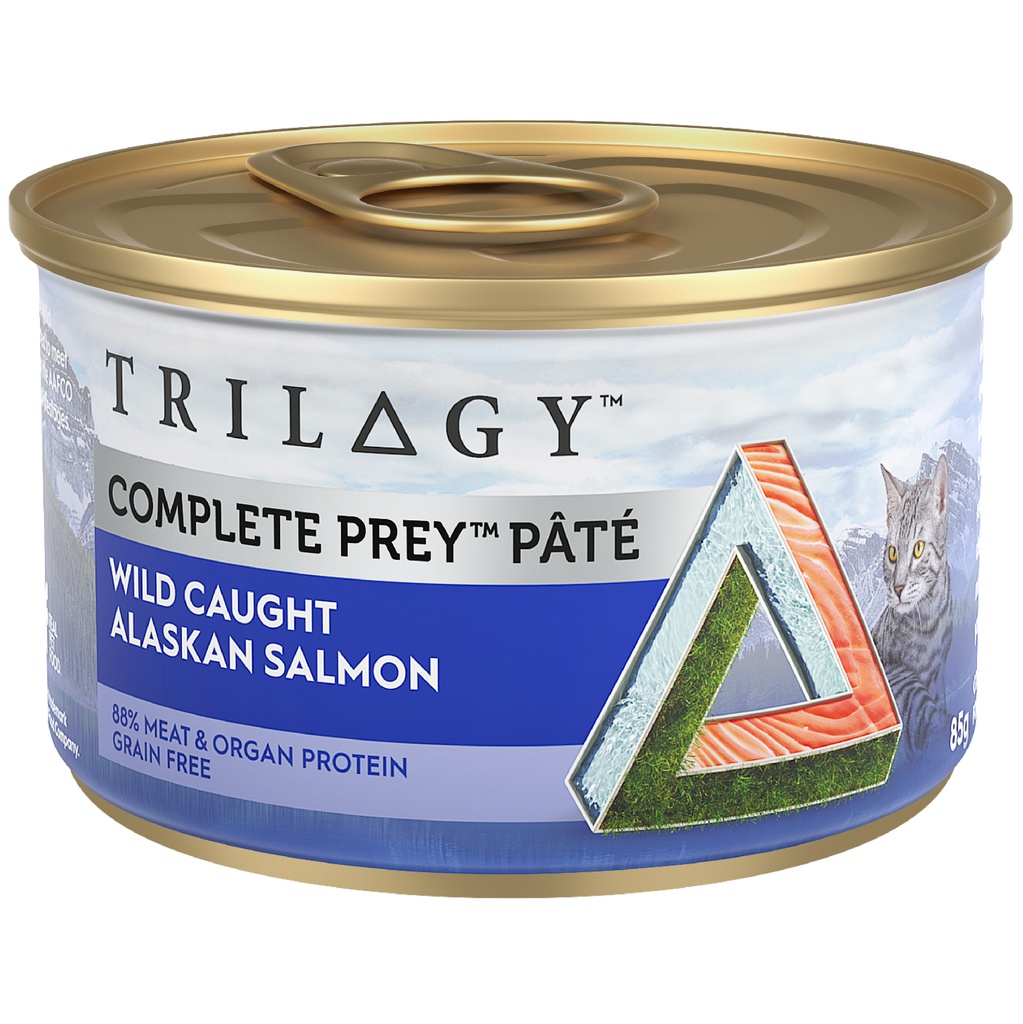 TRILOGY™奇境 Complete Prey Pate 85g - Wild Caught Alaskan Salmon 野生三文魚配方無穀物主食罐 85克 (SV10006)