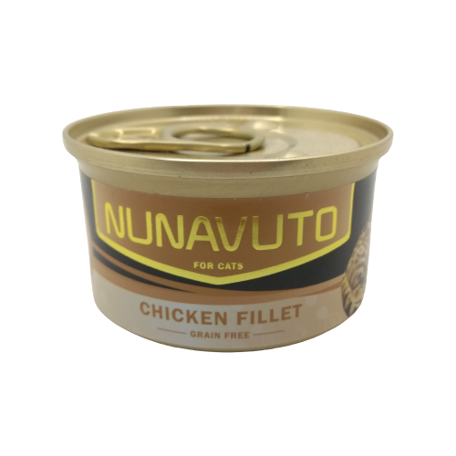 Nunavuto NU07 無穀物雞柳 貓罐頭 Grain Free Chicken Fillet 80g