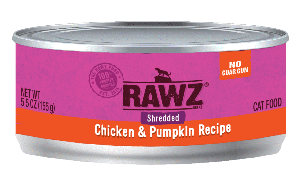 RAWZ Shredded Chicken & Pumpkin 雞肉+南瓜 Cat Food Recipe 肉絲主食貓罐 85g