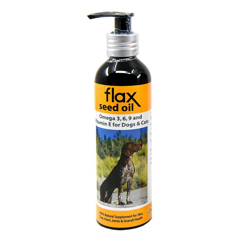 Fourflax 250ml Flax Seed Oil [ Omega 3,6,9 & Vitamin E ] for Cats & Dogs 紐西蘭天然亞麻籽油 [貓狗適用]