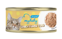 [C11]_CMyBaby_A14] My Baby 濕貓糧 (新裝A14) 特選吞拿魚塊 綠標 Selected Flaked Tuna 85g