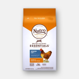 [B04] BNutro] NUTRO Cat Senior Indoor Chicken 5lb 全護營養系列 室內熟齡 (高齡, 老貓) 貓配方(農場鮮雞+糙米) 5磅