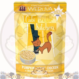 [C09] CWva 1054 W黃包] Weruva 1054 濕包 (黃包) Cats in the Kitchen - Pumkin Lickin' chicken 走地雞南瓜湯 85g